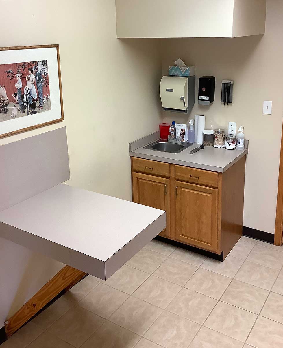 We have 2 exam rooms to best serve our clients and their pets.